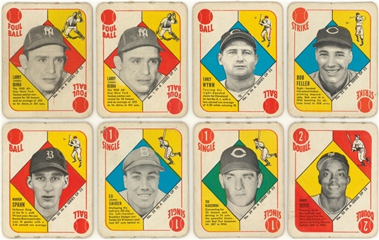1951 Topps Red Backs Collection (65) Including Hall of Famers